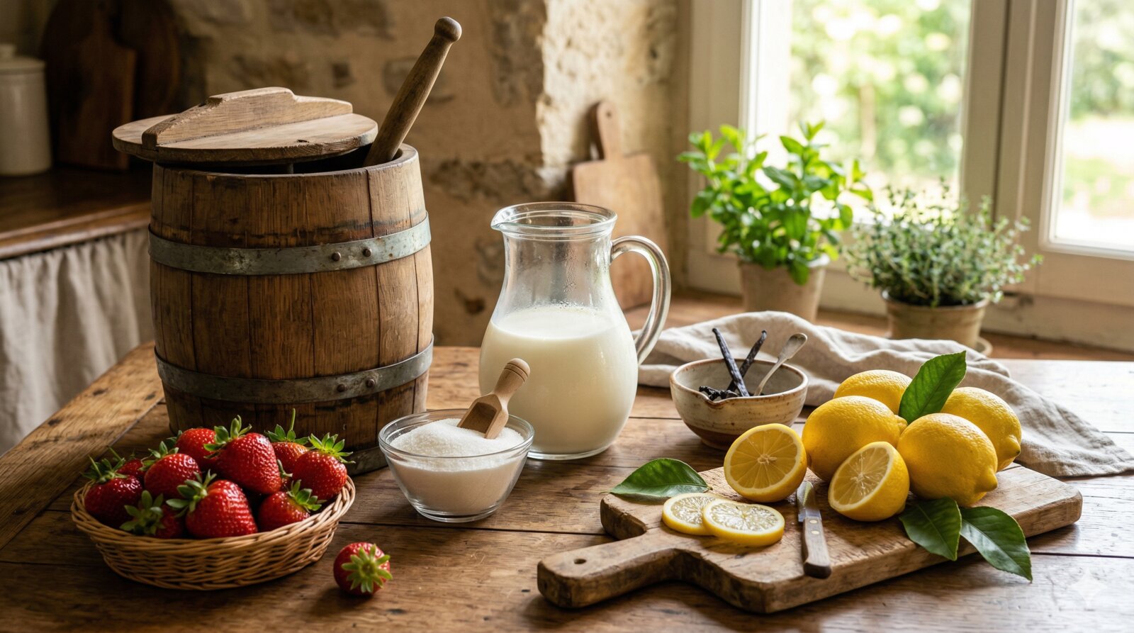 Ingredientes naturales: avellanas, cacao, leche fresca y frutas