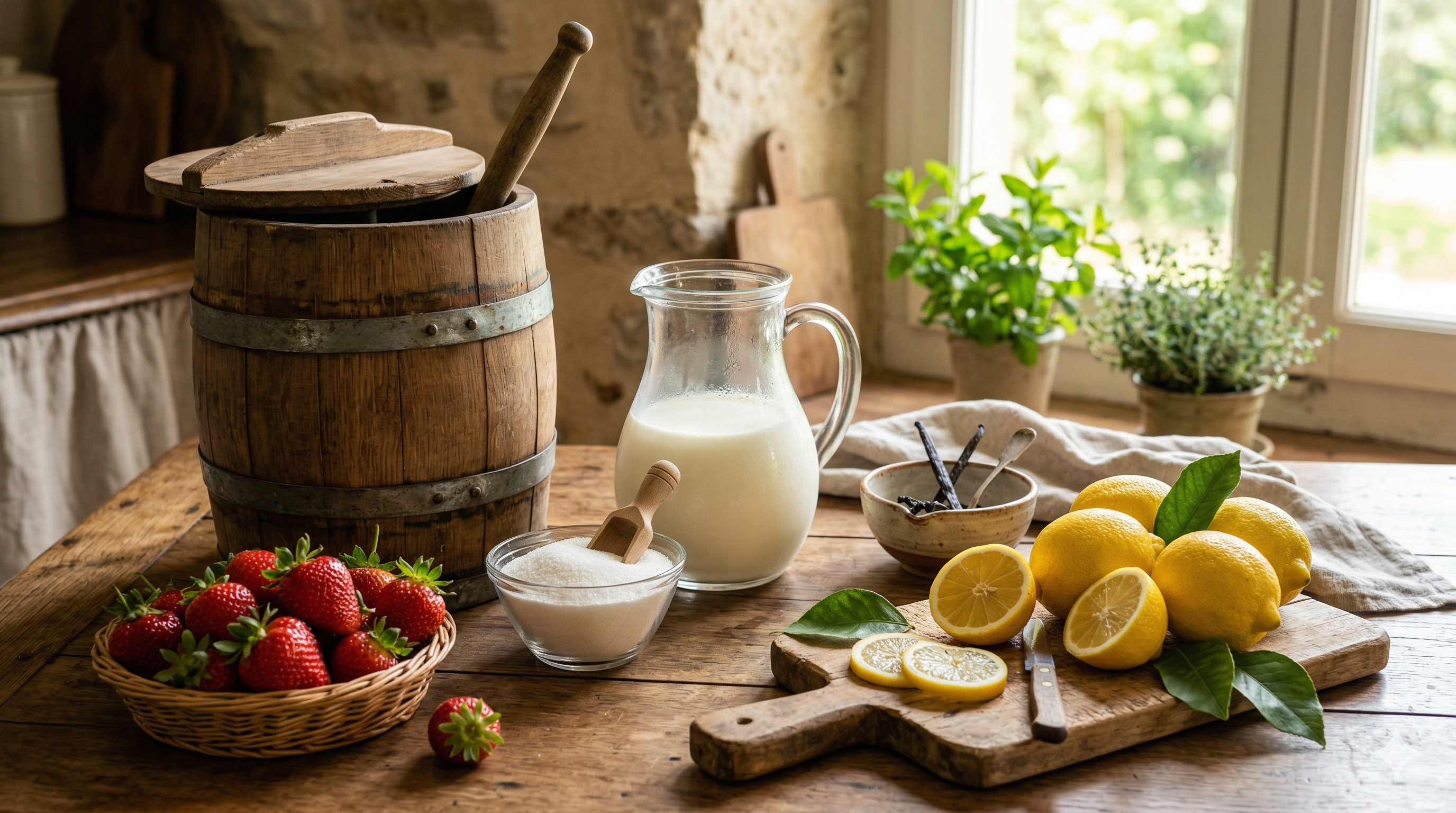 Ingredientes naturales: avellanas, cacao, leche fresca y frutas